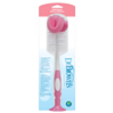 兩用奶樽清潔刷 - 粉紅